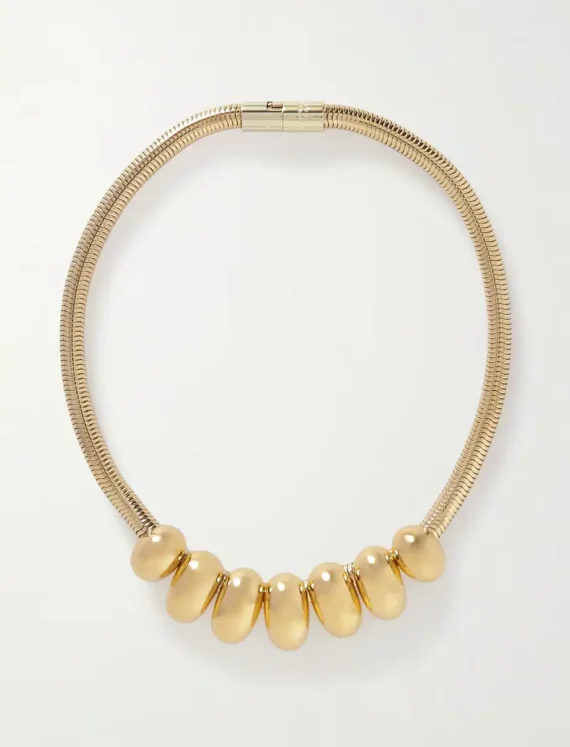 Gold Beads Necklace